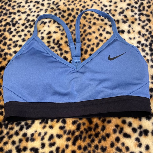 Nike Other - Nike Dri-fit Sports Bra XS Blue Racerback Mesh